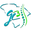 Greater Carolina Clinic logo fav Icon - GC3 inside an outline of the state of South Carolina and a curved spine.